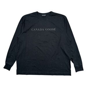 Canada Goose Gladstone Staff Uniform Big Logo Crewneck L/S T Shirt Mens 2XL